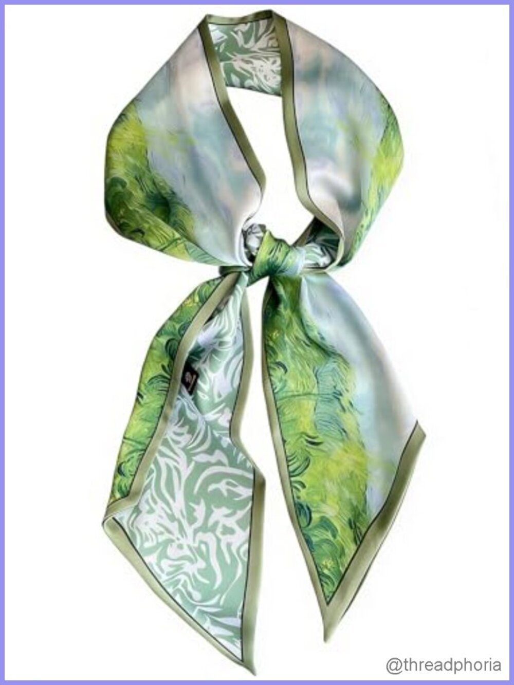 Silky Long Scarf for Women Lightweight Fashion Head Neck Scarf Accessory Gift